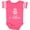 Football Pink and White, variant on Robotics I Love Robots Girls Girls Baby Bodysuit