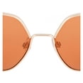 thumbnail image 4 of Lentes de sol LEVIS Mujer x13037 Outlook Marco metal de color Rosa Dorado Filtro UV 100%, 4 of 4