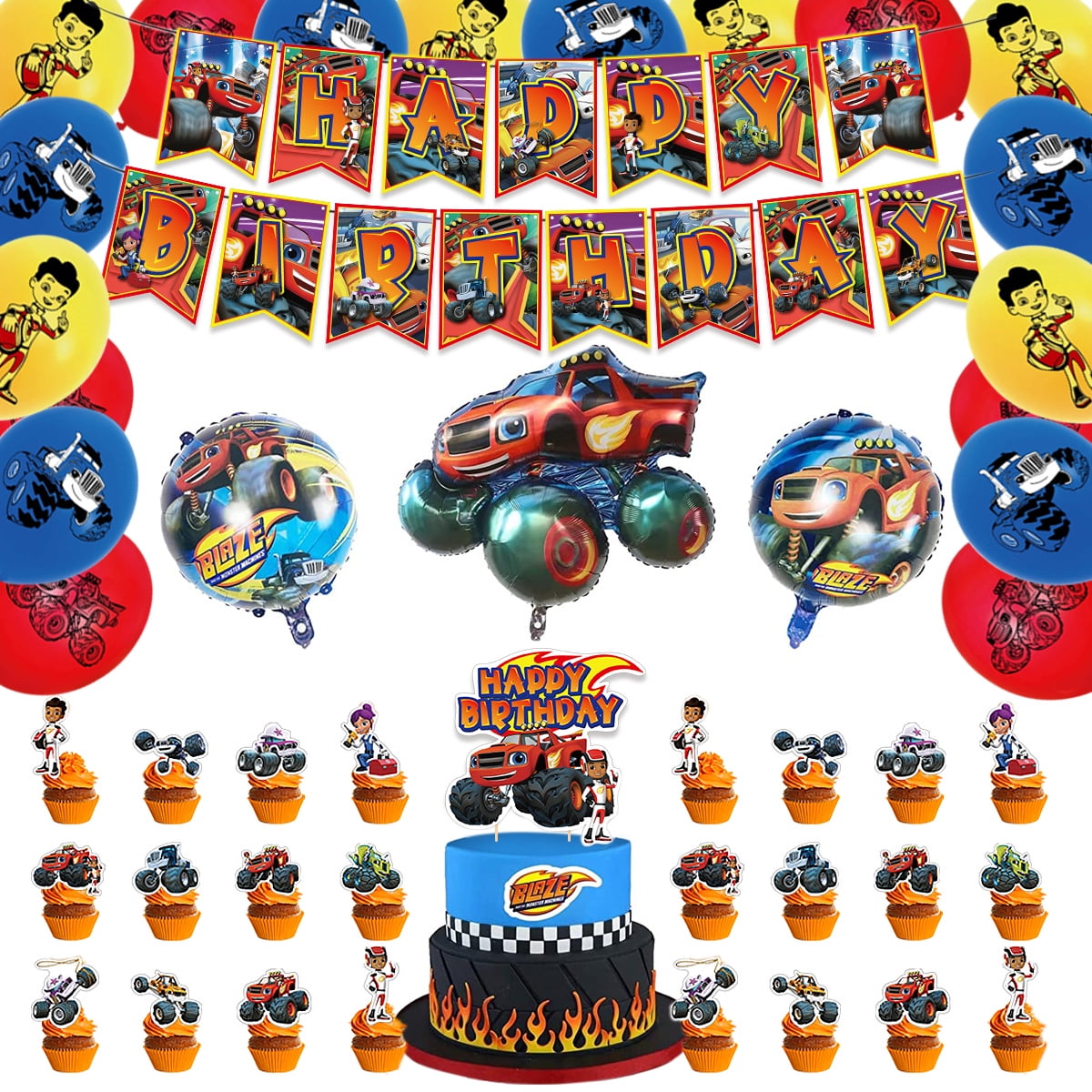 Blaze and The Monster Machines Party Supplies Kuwait Ubuy