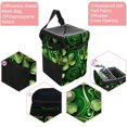 thumbnail image 2 of Saint Patrick's Day Foldable with Lid Leak-Proof Hanging Storage Bag Mini Trash Can Car Trash Bin Trash Can for Car, 2 of 6