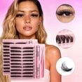 thumbnail image 6 of Fox Style 30-100D Hot Melt Individual Cluster Lashes, DIY Segmented Thick & Curly Eyelash Extensions, 6 of 6