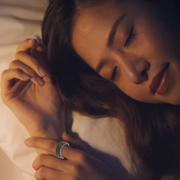 Anillos Inteligentes para Mujeres, Anillo de Seguimiento de Salud Con Carga Rápida Magnética, Contador de Pasos, Monitoreo de Calorías, Anillos de Salud para Mujeres y Hombres
