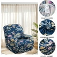 thumbnail image 3 of CHUNTIAN Recliner Chair Cover 4-Pieces Lazyboy Cover for Recliner Chair with Storage Pockets Furniture Protector for Living Room, Jacquard Sofa Slipcover for Kids, Pets, Dog and Cat, 06, 3 of 5