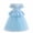 Only Dress, variant on KAWELL Princess Blue Costume Girls Halloween Cosplay Dress up Toddler Puffy Sleeve Blue Fancy Outfit