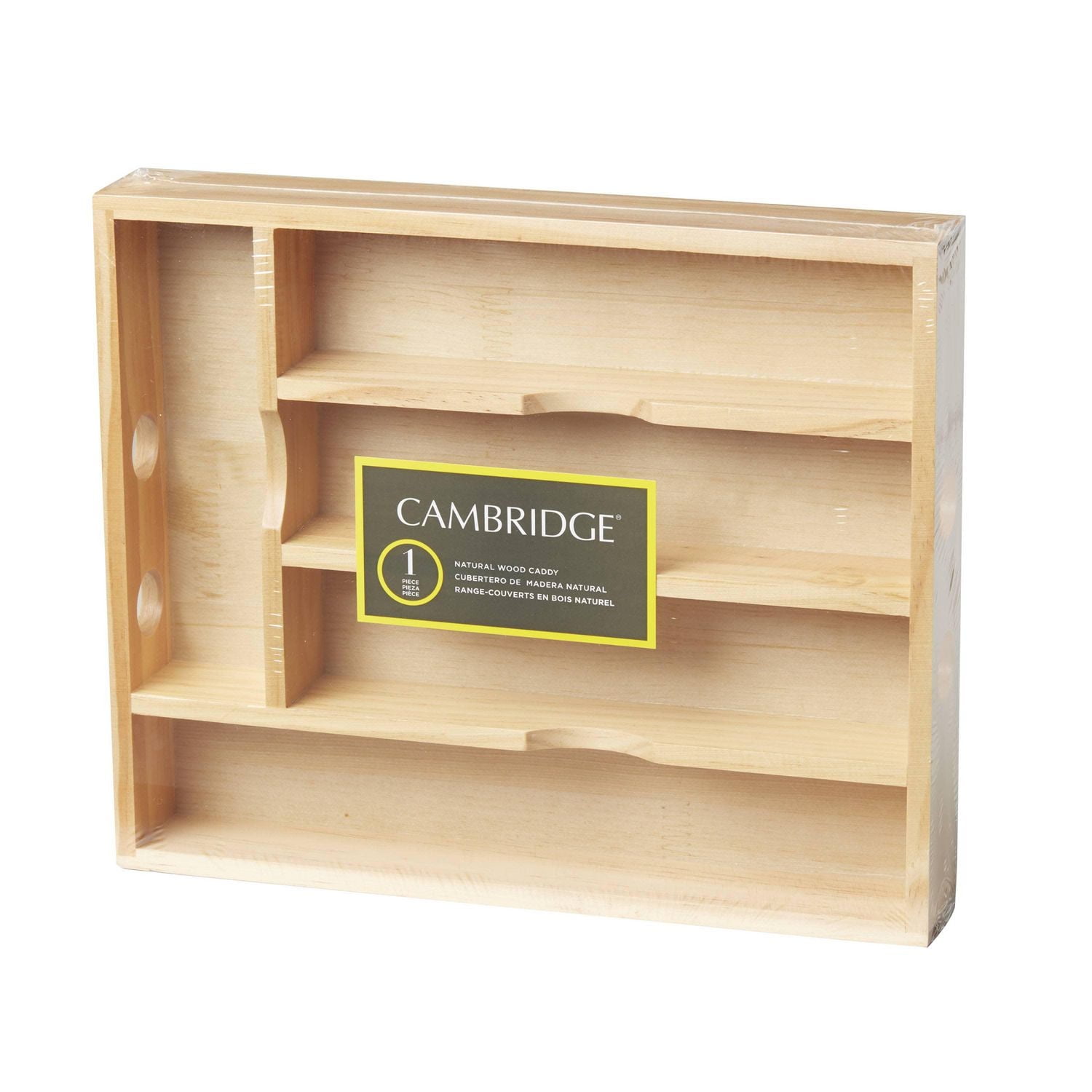 Cambridge Natural Wood Flatware Caddy