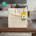 thumbnail image 3 of Home Prides Queen Fitted Bamboo Sheet - 100% Bamboo Viscose, Silky Soft Cooling & Breathable Bamboo Bed Sheets, 1-Piece, 15” deep Pocket, Oeko-Tex Certified, Pearl Ivory, 3 of 6