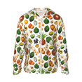 thumbnail image 2 of Lsque Lemon Fruits Vegetables UPF 50+ Lightweight Sun Protection Men's Women's Long Sleeve Shirt, Hoodie Performance -XX-Large, 2 of 9