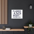 thumbnail image 4 of Scripture Walls Flawed And Still Worthy Ephesians 4:1 Christian Wall Art Print Ready to Hang Unframed, 4 of 18