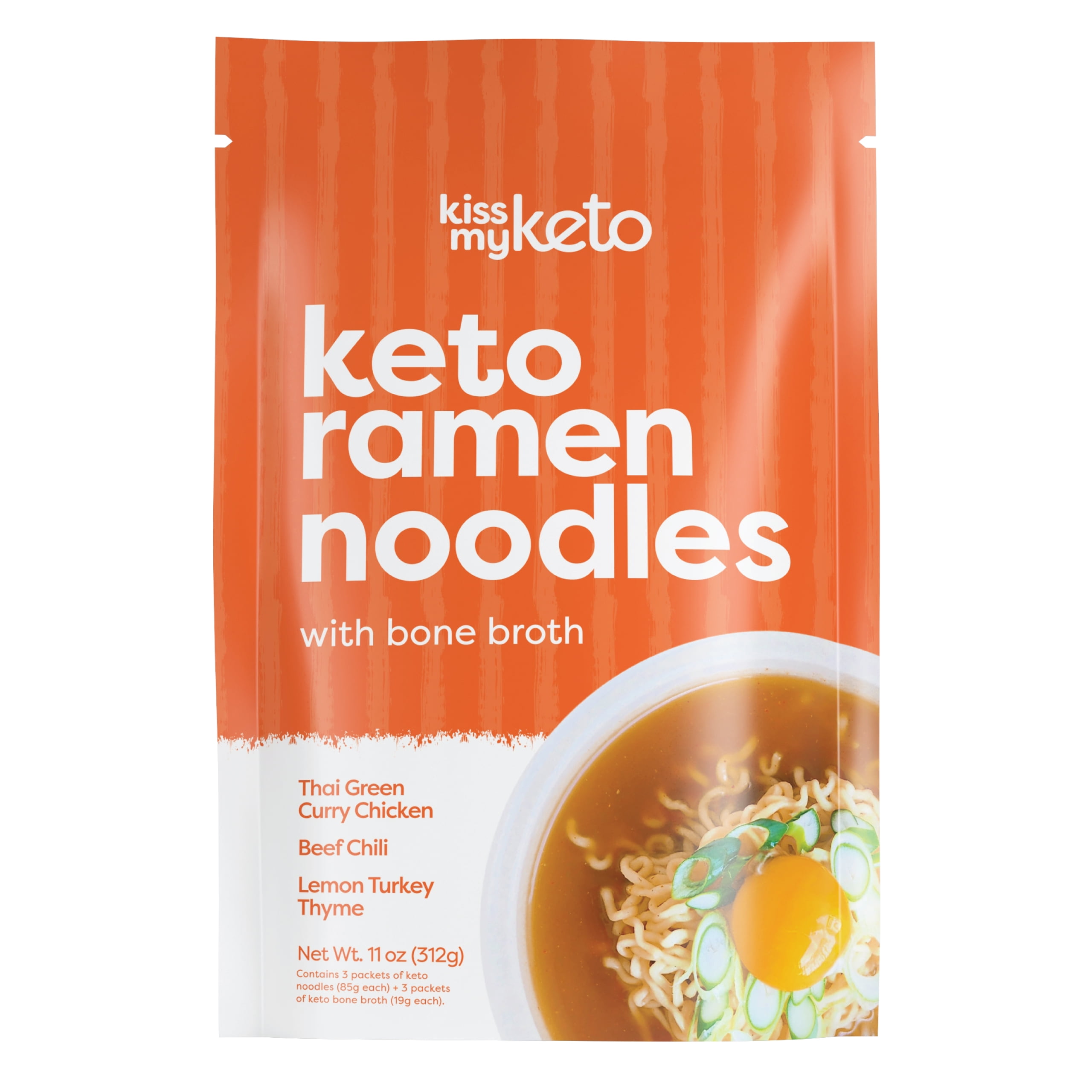 Kiss My Keto Ramen Noodles with Keto Bone Broth — No Carb Shirataki