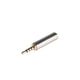thumbnail image 1 of Adaptador convertidor Irfora Chapado en oro de 2,5 mm macho a 3,5 mm auriculares estéreo Audio hembra convertidor adaptador Irfora Adaptador convertidor, 1 of 7