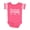 Football Pink and White, variant on Cheerleader in Training Boys or Girls Baby Bodysuit