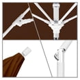 thumbnail image 3 of Pemberly Row Skye 9' White Patio Umbrella in Sunbrella 2A Bay Brown, 3 of 3
