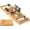 Bamboo, variant on Foldable Bathtub Caddy Tray for Tub,Bamboo Expandable Bath Table Trays,Premium Bathroom Accessories for New Home & Mothers Day & Birthday Gifts for Couples,Natural
