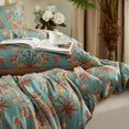 thumbnail image 4 of King Size Set Boho Floral Pattern King Duvet Cover Set for King Size Bed, 4 of 8