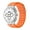Orange, variant on Sleektime For Galaxy Watch 8 40/44mm Band Sport Silica Gel Watch Strap, Adjustable Breathable Waterproof, Quick Fit Secure Buckle,White