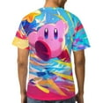 thumbnail image 6 of Kirby Unisex Short Sleeve T Shirt Daily Novelty 3D Printed T-Shirts Soft Comfortable Tee Shirt Top For Men And Women, 6 of 7