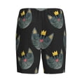thumbnail image 5 of Fotbe Faces Of The Cat Pajama Shorts for Men, Men's Pajama Bottoms, Sleepwear,Short Pajama Pants-XX-Large, 5 of 9