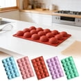 thumbnail image 5 of Easter Egg Shaped Silicone Mold for Baking, 24 Cavity Food-Grade Silicone Egg Molds, Non-stick Easter Silicone Mold, DIY Baking Supplies Tools Set for Chocolate, Dessert 15-Cavity, 5 of 6