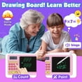 thumbnail image 4 of Math Toys for Kids 5-7, Writing Tablet for Kids Educational Math Learning Games, Birthday Gifts for Boys Girls (Pink), 4 of 7