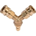 thumbnail image 5 of Pressure Washer Tee 3/8 Inch Fitting Splitter Coupler Quick Connect Two Gun to One Power Washer 4.0 GPM Accessories Yellow, 5 of 5