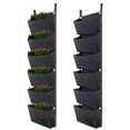thumbnail image 1 of Bolsas de cultivo colgantes Bolsas de plantación con 6 bolsillos Jardinería vertical Macetas Maceta Colgante Jardín de pared Maceta de pared transpirable 42 x 12 pulgadas esquí esquí Gafas de esquí, 1 of 5