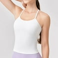thumbnail image 5 of GigrtiJin Women's Open Back Workout Tank Top with Built in Bra Athletic Racerback Slim Gym Yoga Camisole Tops, 5 of 8