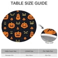 thumbnail image 6 of Spooky Design Elastic Round Table Cover for 52 Inch Table - Specifically Sized for Halloween Party Dining Kitchen, 6 of 6