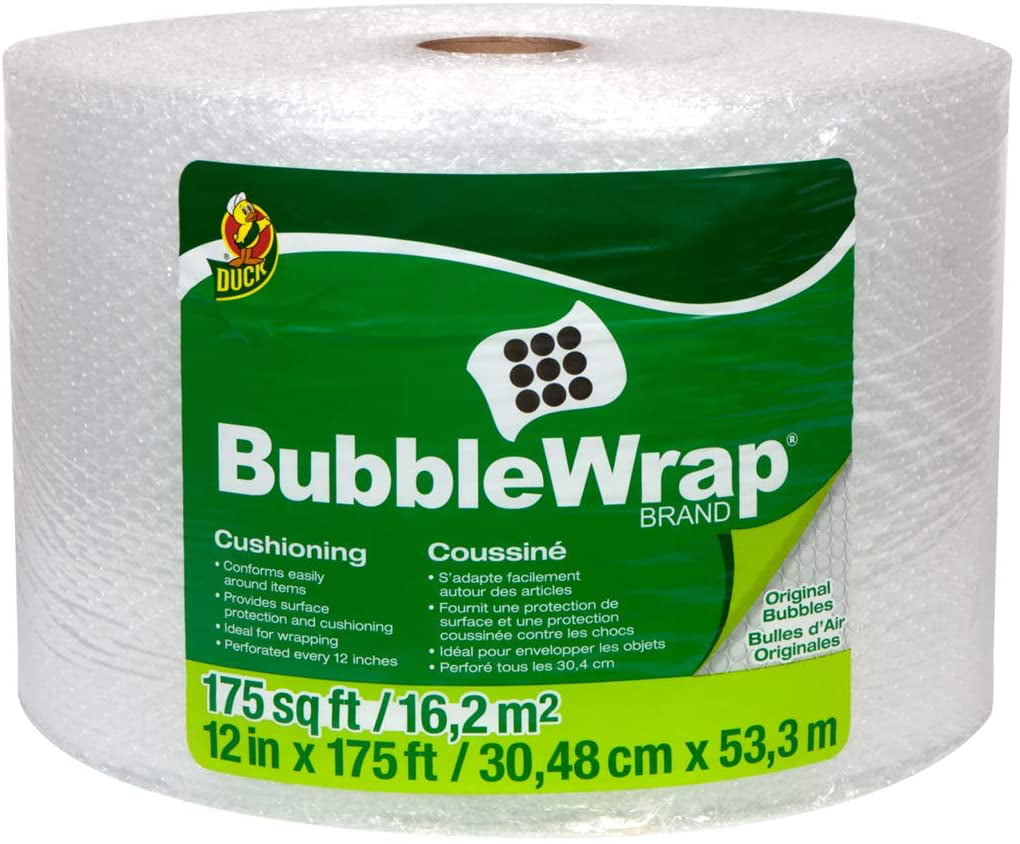 Clear Top Pack Supply Cohesive Bubble Rolls Pack of 1 Roll 12 x 175