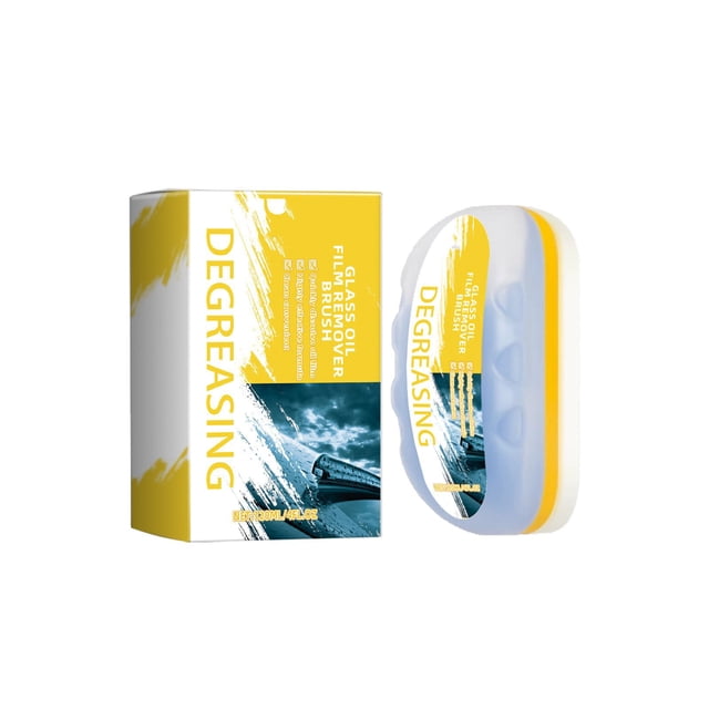 Car Glass Degreaser Stain Remover Water Proof Cleaning Window Rainproof Cleaning Brush 120ml