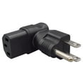 thumbnail image 6 of Strhowill 10 Pcs NEMA 5-15P to C13 90° Right-Angle Adapter Plug,US 3-Prong Plug to IEC C13 Connector for Server Cabinets, Workshops & Home Offices, 6 of 9