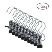 Songmics Clip Hooks Boot Hanger 10 Packs Trouser Hangers Metal Clothing Hangers Boot Clips Anti-Slip, for Boots, Scarves, Scarves, Trousers And Hats, 4.5 X 10.5 Cm - Chrome-Plated Cri001-50