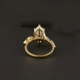 thumbnail image 4 of solitaire jewels 5 Stone 2.5CT Marquise Moissanite Engagement Ring For Women, 14K Yellow Gold, 4 of 6