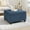 Navy Blue, variant on S-HOME Functional Upholstered Tufted Fabric Storage Ottoman in Soft Ideal for Home Organization and Comfort