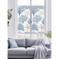thumbnail image 4 of Reusable Static Cling Window Tints, Light Blue Coral Coastal Window Privacy Film Frosted, Summer Beach Starfish Shell Heat Control Windows Films for Offices, Balcony, 29.5 x 118 Inches, 4 of 9