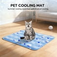 thumbnail image 3 of Pet Cooling Mat, Instant Cool Gel Pad for Dogs & Cats, Summer Instant Chill No Refrigeration, Portable Reusable Sleeping Bed (60*90cm/23.62*35.43in), 3 of 11