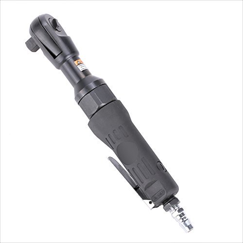 Air Ratchet Wrench 3/8 Inch Pneumatic Ratchet Wrench Drive Tool Heavy Duty Air Wrench Black