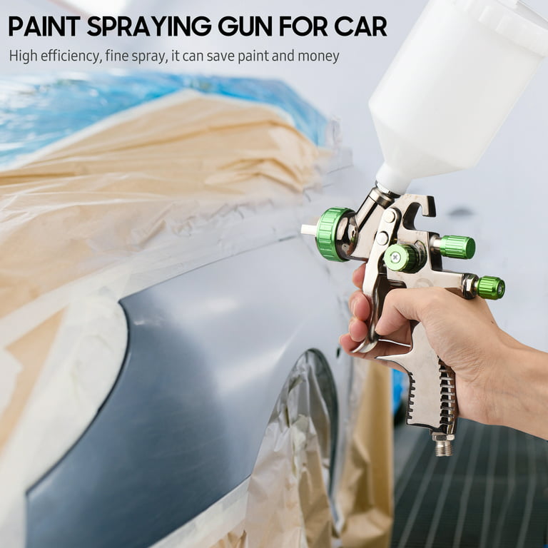 Suzicca LVLP 1.3mm Air Spray Kit 600cc Fluid Cup Gravity Feed Air Paint  Sprayer Handheld 360-degree Paint Spraying for Car Furniture Surface Wall  Painting DIY Models 