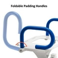 Electric Toilet Seat Lift with Padded Arms for Elderly and