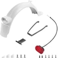 thumbnail image 1 of HUGFEGWE Electric Scooter Fender Kit Scooter Rear Mudguard With Light Kit Upgraded Compatible With Xiaomi M365 Pro Pro 2 1S(Color:WHITE) CJB91-84557, 1 of 6