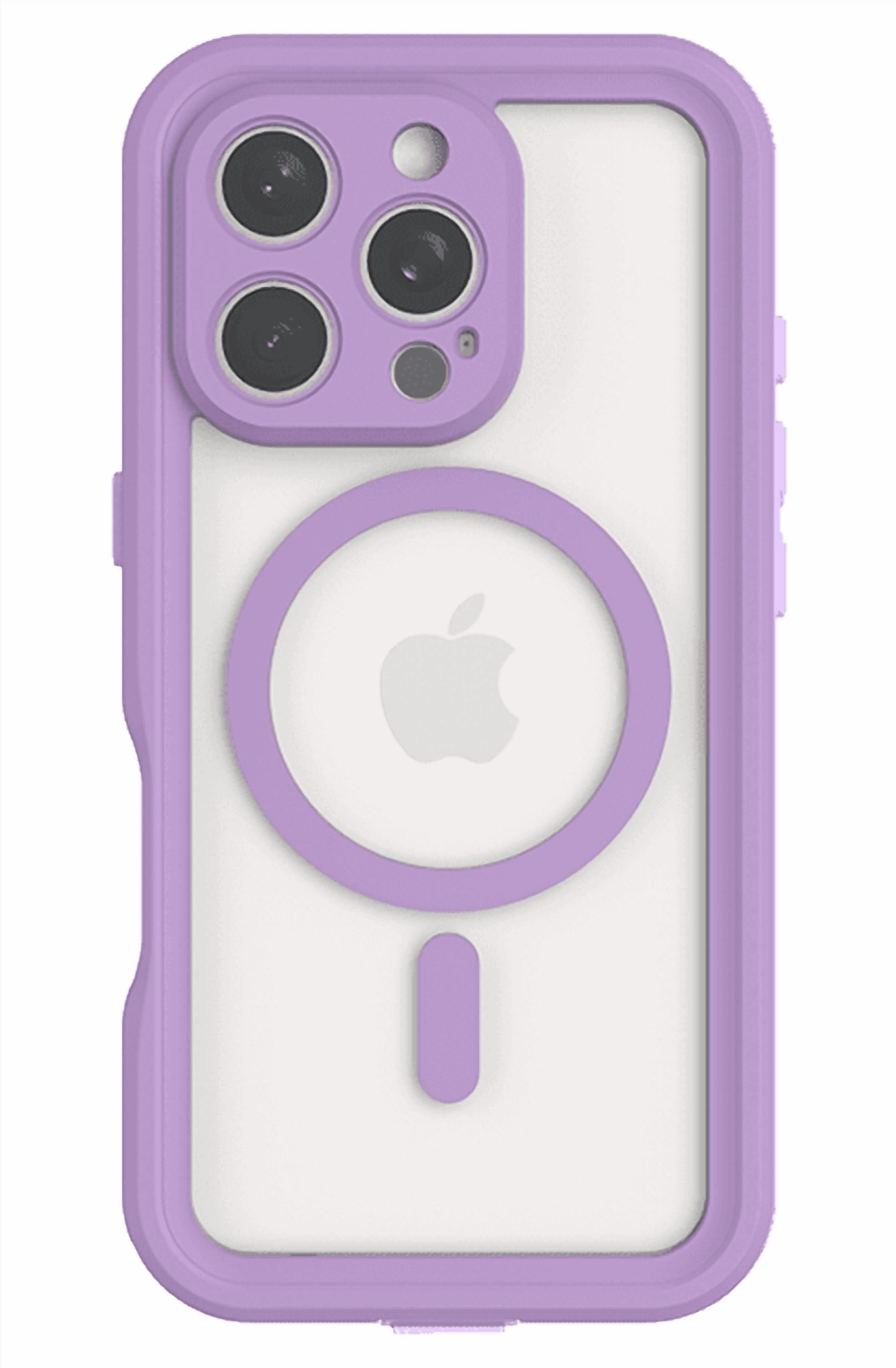 Body Glove Tidal Waterproof with MagSafe Case for iPhone 16 Pro, Lavender/Clear