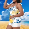 thumbnail image 2 of Hesxuno Womens Plus Size Swimsuit Tankini Set Modest Tummy Control Slimming Bathing Suits Two Piece Swim Suit with High Waisted Shorts Multicolor XXXXL, 2 of 7