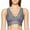 Gray, variant on Lace Bralette, Women's Deep V Neck Unpadded Lace Long Line Plunge Bralette Bra
