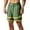 ☪179-Green, variant on Nuoqisi Mens Basic Solid Sport Elastic Drawstring Side Pocket Utility Cargo Shorts for Outdoor Adventure Trail Walking Mountaineering Backpacking Trip