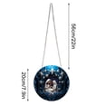 thumbnail image 3 of Fiudx Liquidación navideña Adornos navideños acrílicos redondos, adornos de bendición para bautizos, adornos de pared para fiestas, 3 of 6