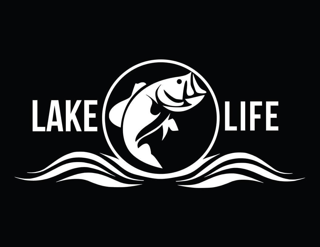 Free Shipping. Lake Life with Anchor Vinyl Decal window decal