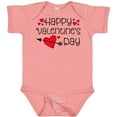thumbnail image 3 of Inktastic Happy Valentines Day Red Hearts and Arrow Boys or Girls Baby Bodysuit, 3 of 5