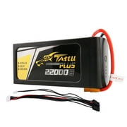 Tattu Plus 6S1P 22000mAh 22.2V 25C Lipo Smart Battery Pack with XT90 Plug (New Version)