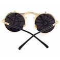 thumbnail image 3 of Gafas de sol retro Moda Steampunk Vintage Gafas de terre Metal Espejo Lente Gafas Gafas para Hombres Mujeres - Bicicleta Magideal Gafas de sol retro, 3 of 4