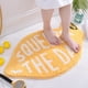 thumbnail image 3 of Alfombrilla de baño antideslizante con forma de limón y dibujos animados para puerta de dormitorio, alfombra absorbente para el baño, 3 of 6