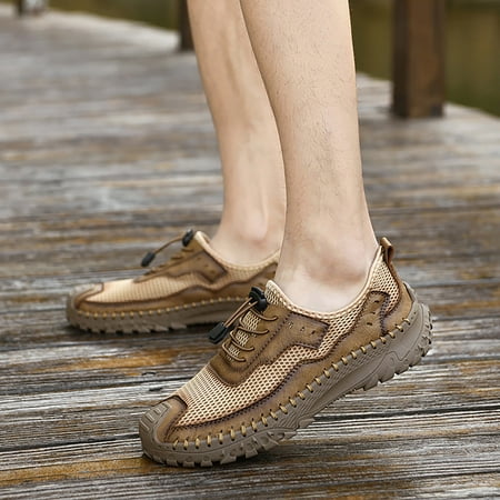 

Yolai New Men S Outdoor Sports Shoes for foreign Trade Casual Anti Slip Hiking Shoes Breathable Mesh Men S Shoes